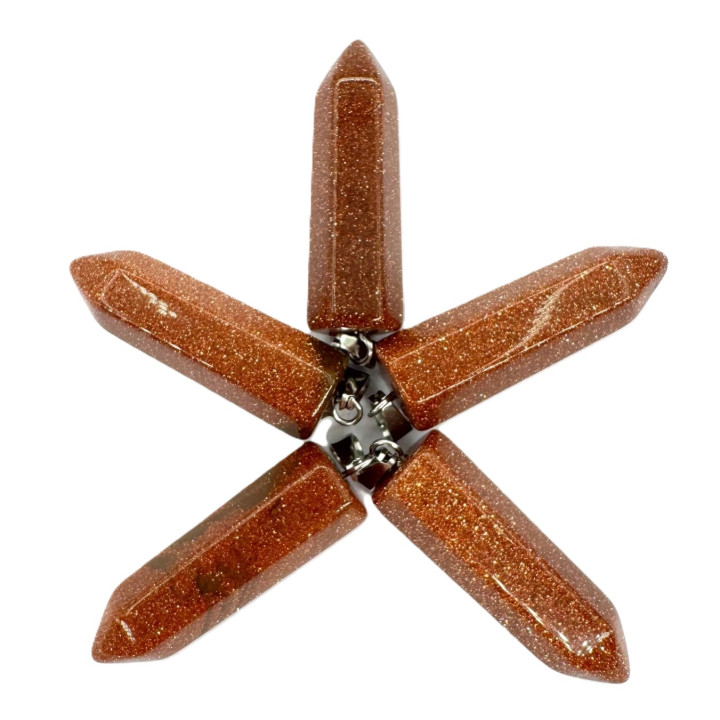 Gold Sandstone Pendant Arrow Set ()