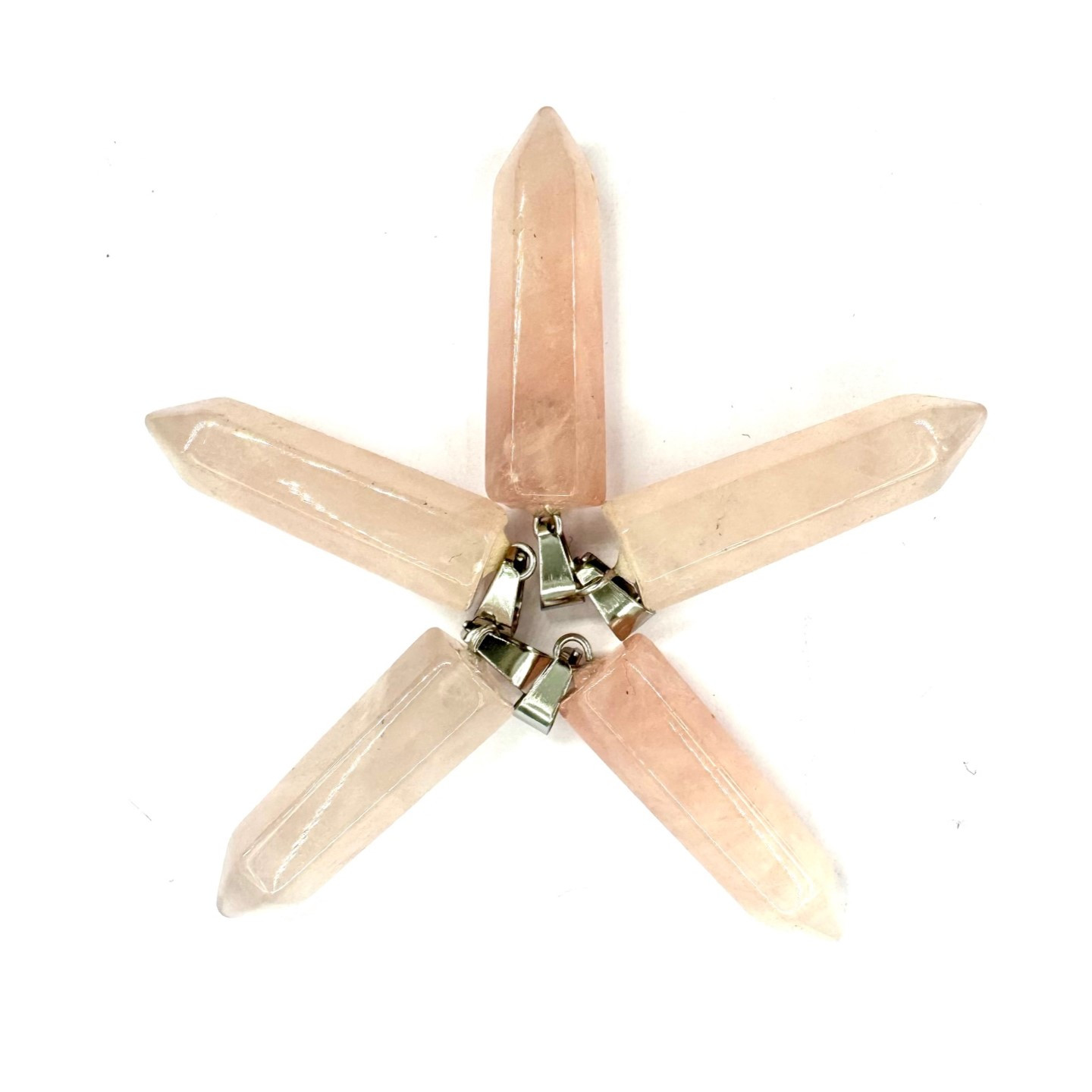 Rose Quartz Pendant Arrow Set ()