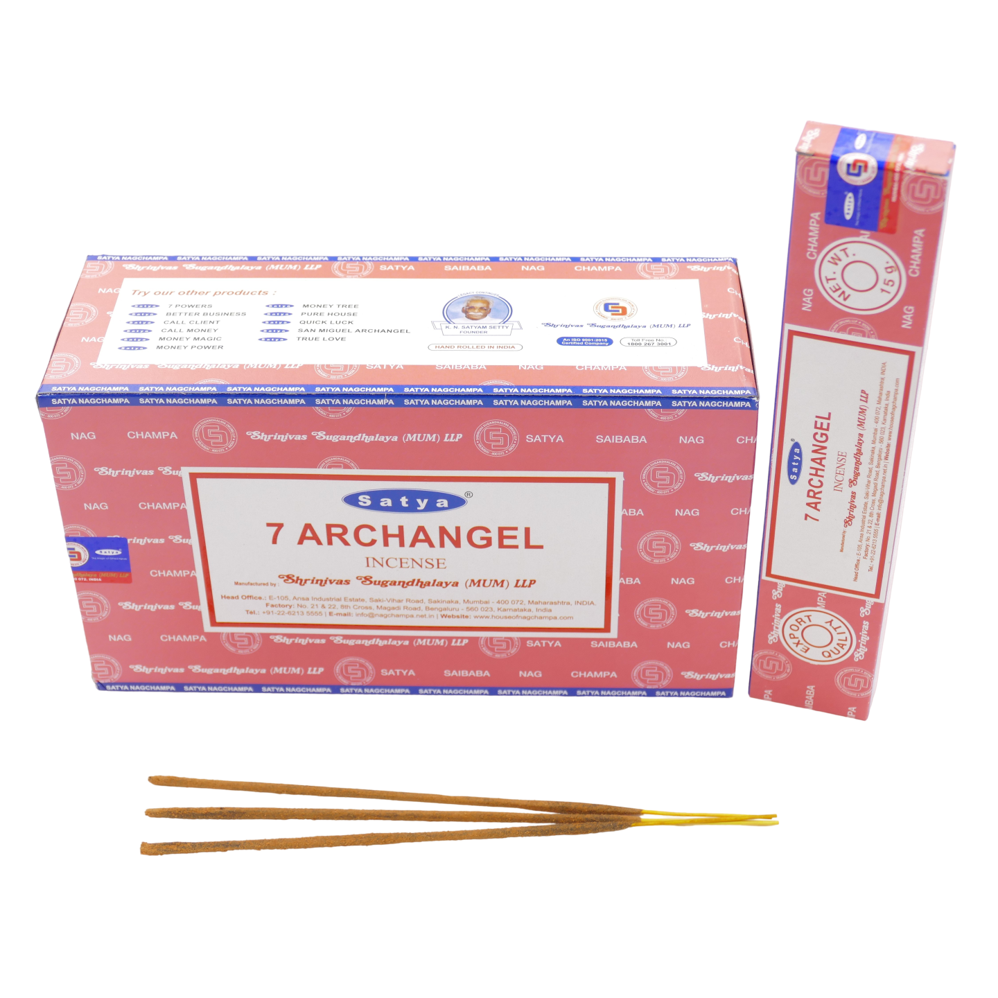 Satya Nag Champa 7 Archangel 15g