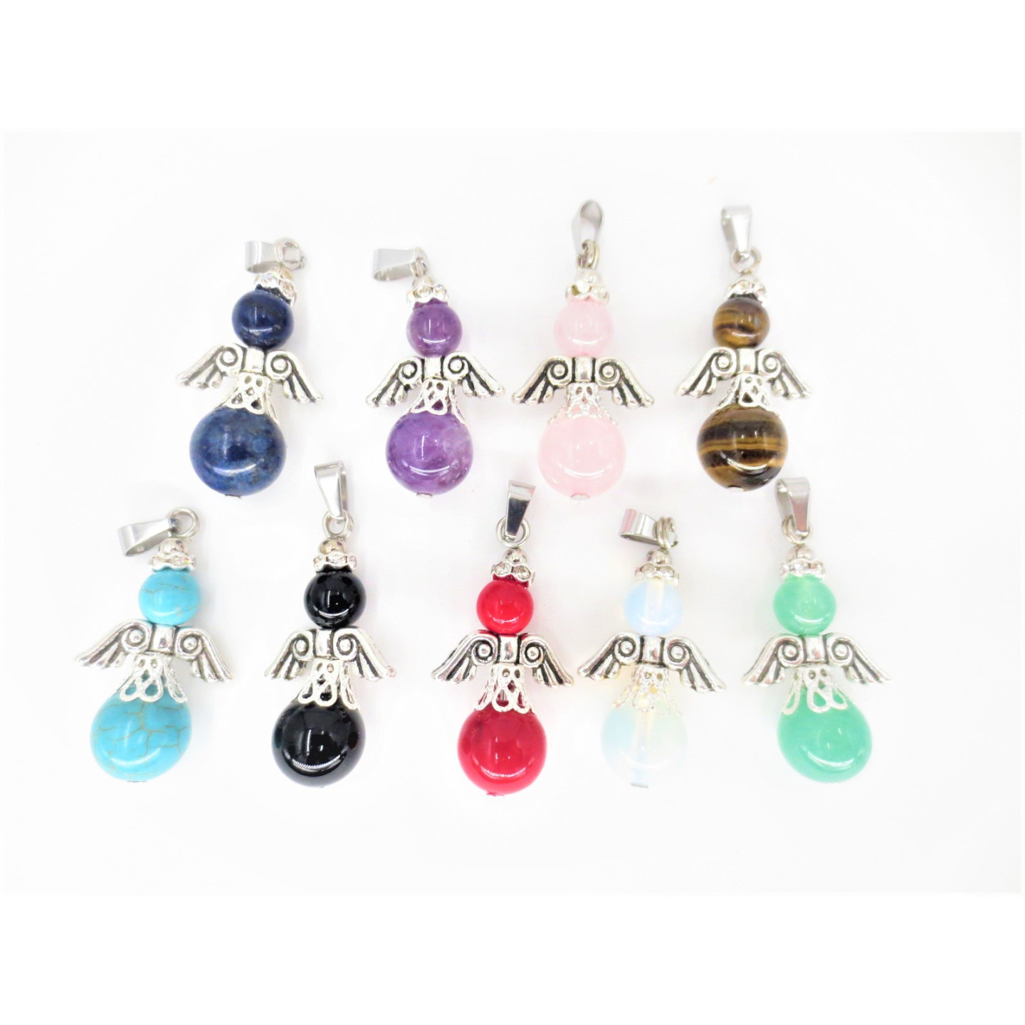 Angel Gemstone Pendant Set () - Mixed