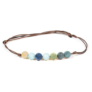 Bracelet amazonite ajustable | Pieralune