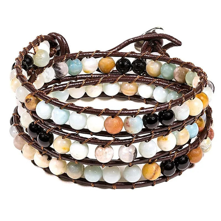 Bracelet amazone / agate noire | Pieralune