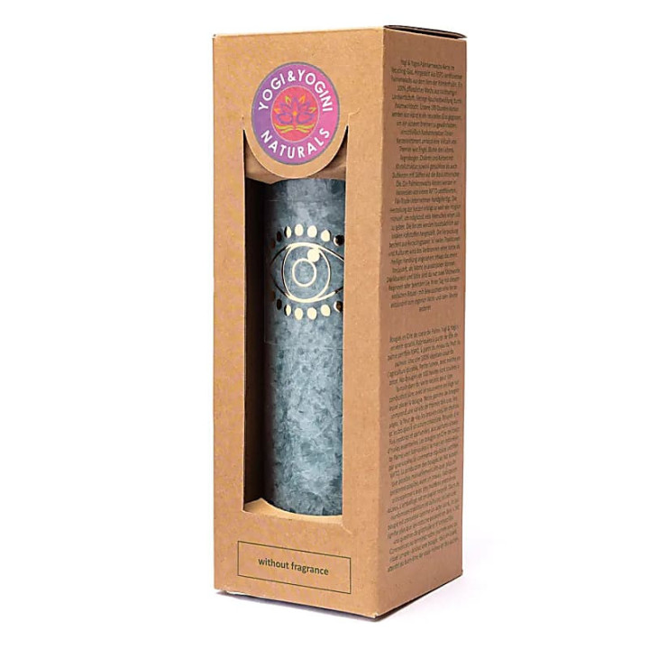 Bougie stéarine Œil de la Providence aigue-marine non p... | Pieralune