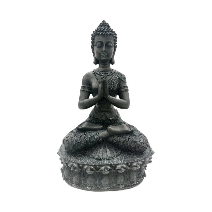 Tibetan Buddha Statue - Black