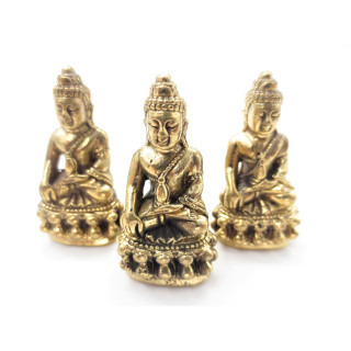Wholesale - Bronze Buddha with vase set of 3