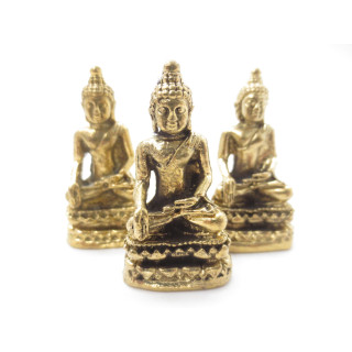 Wholesale - Bronze meditation Buddha IV set of 3