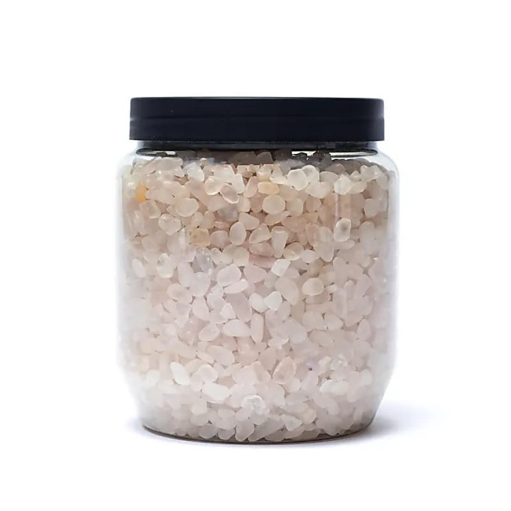 Quartz rose chips très petits : ± 550 g ; ±0,1-0,3 cm | Pieralune