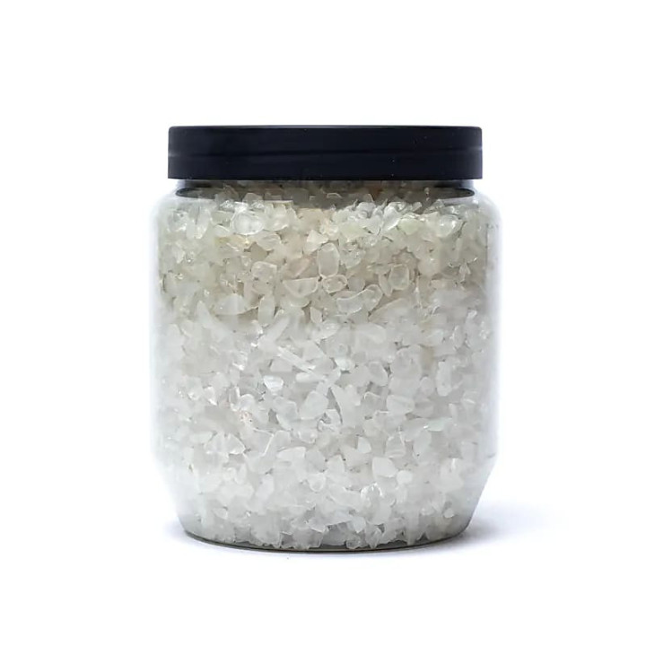 Cristal de roche chips très petits : ± 550 g ; ±0,1-0,3 cm | Pieralune