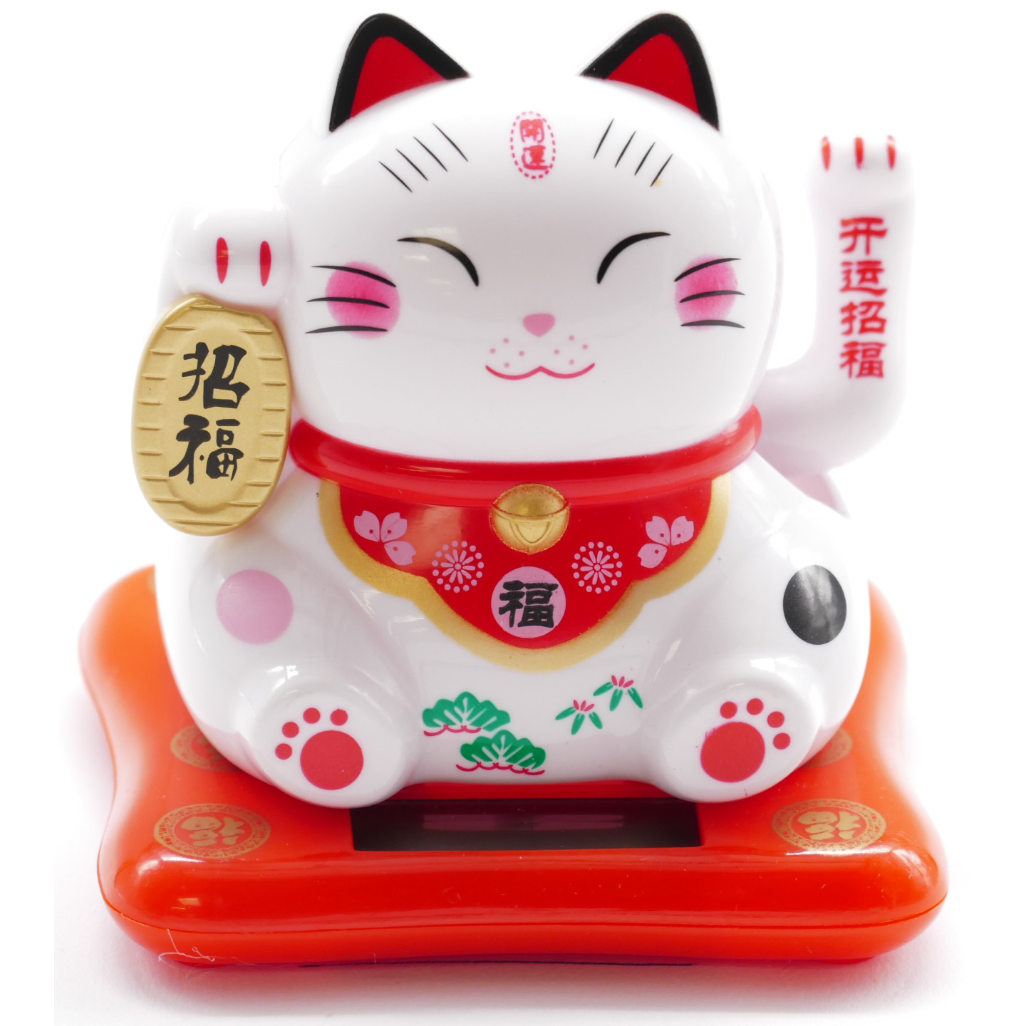 Lucky Cat Solar Light - White (III)
