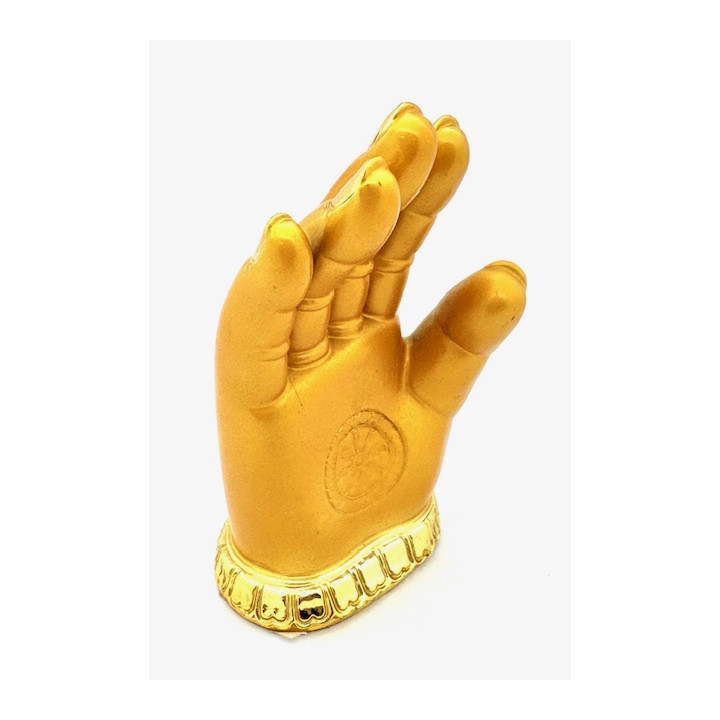Golden Buddha Hand Protection Statue