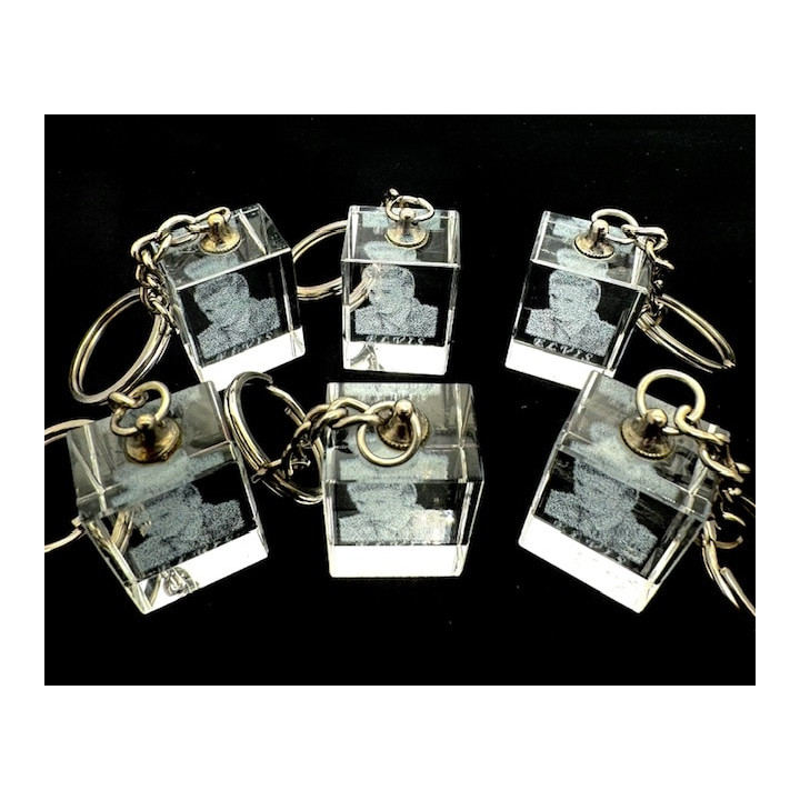 Crystal Elvis Keychain Set – (6 Pieces)