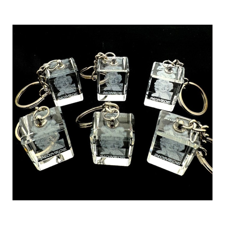Crystal Marilyn Monroe Keychain Set – (6 Pieces)