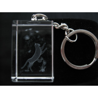 Crystal Playful Cat Keychain Set – (6 Pieces)