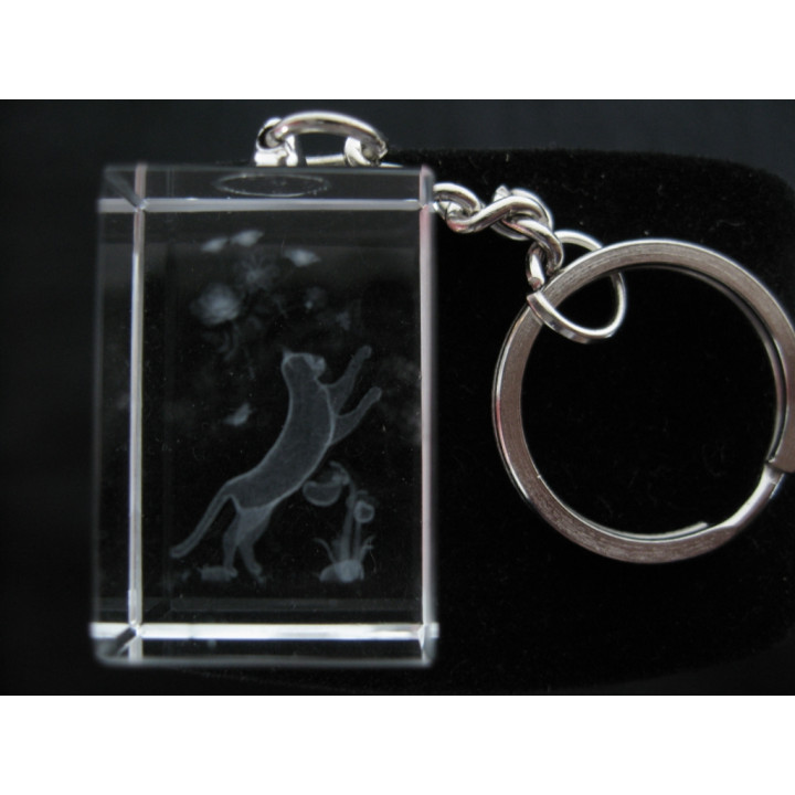 Crystal Playful Cat Keychain Set – (6 Pieces)
