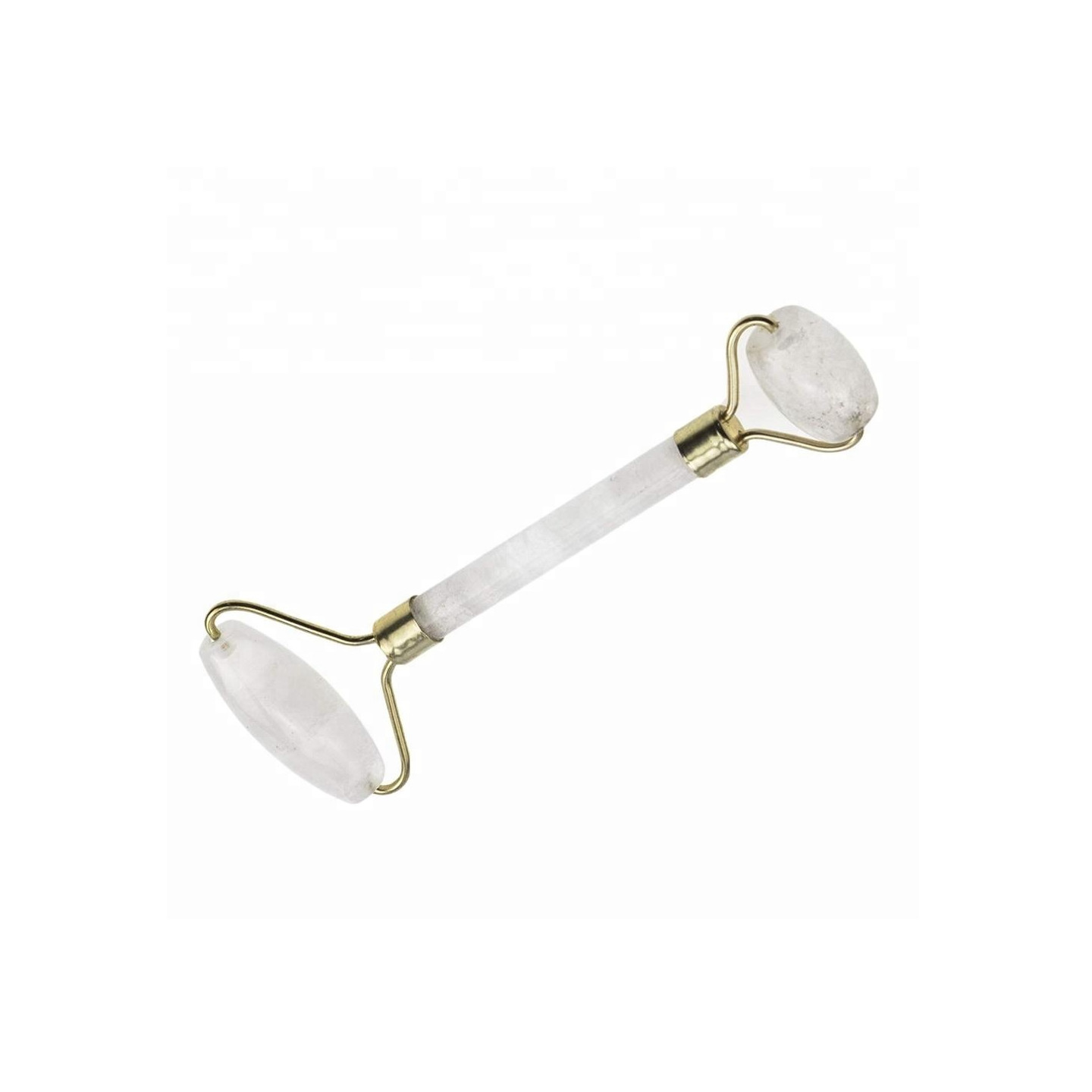 White Rock Crystal Gemstone Facial Roller