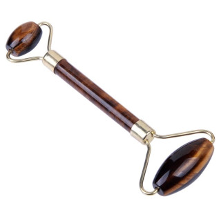 Brown Tiger's Eye Gemstone Facial Roller