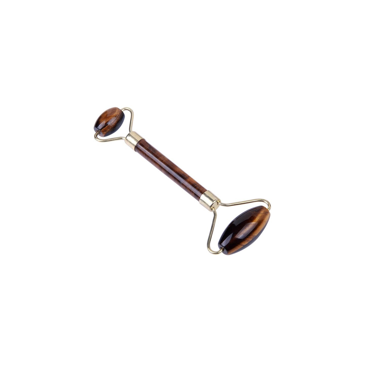 Brown Tiger's Eye Gemstone Facial Roller