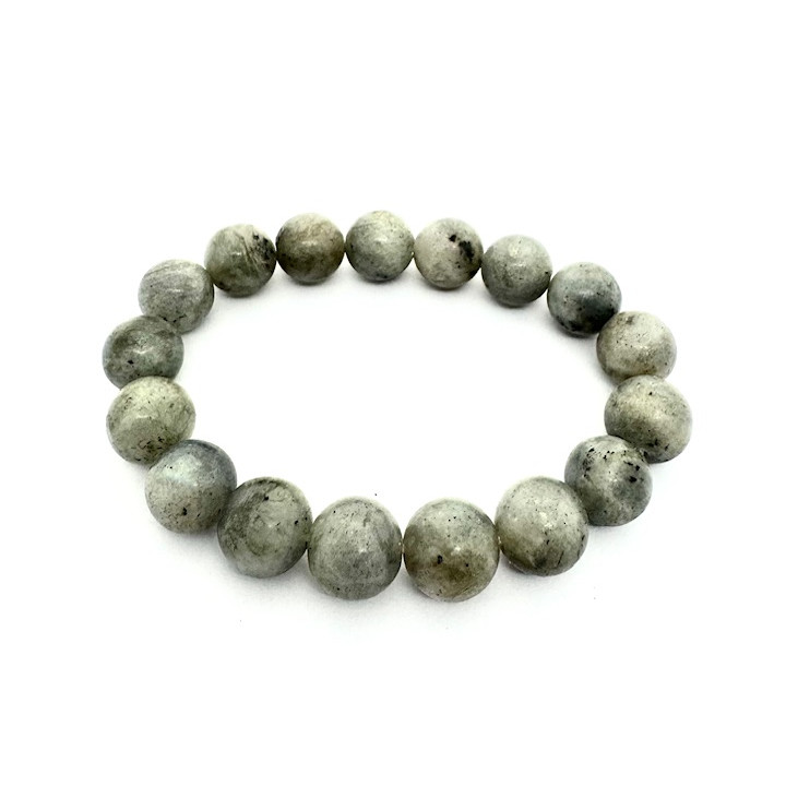 12mm Labradorite Gemstone Bracelet – Gift Box Excluded