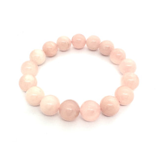 12mm Rose Quartz Gemstone Bracelet – Gift Box Excluded