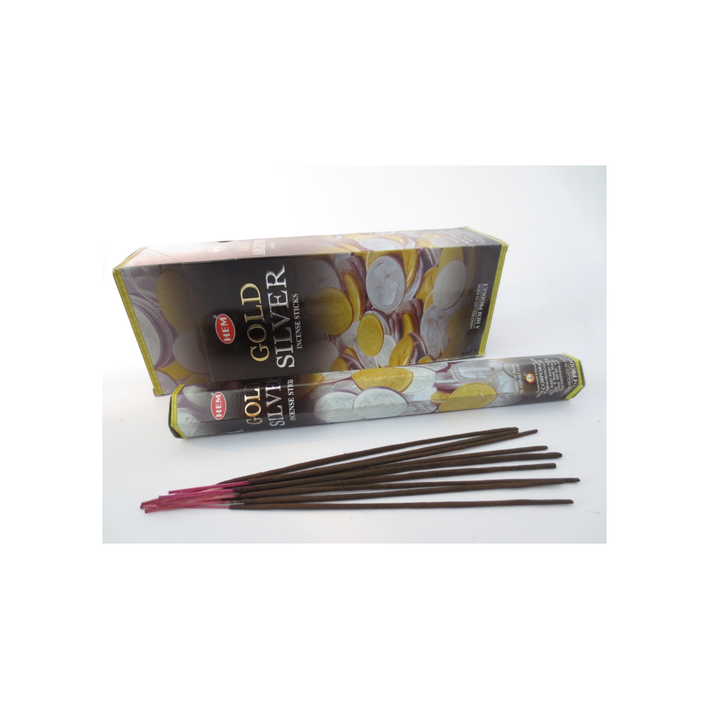 HEM Hexa Incense Sticks - Gold Silver