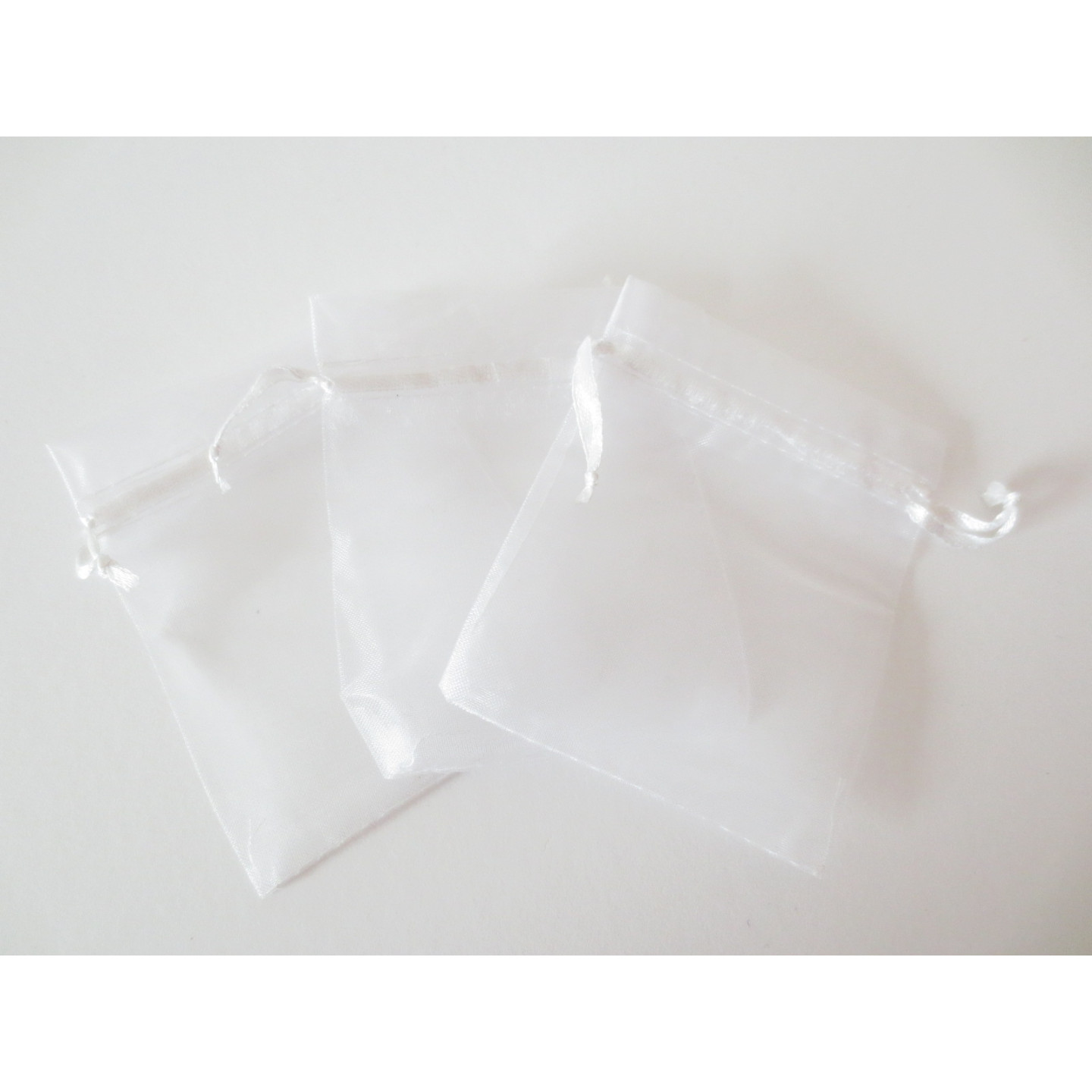 Organza Gift Bag 10 x 15 cm - White ()
