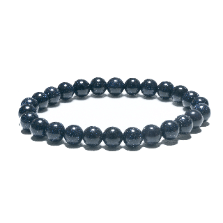 8mm Gemstone Bracelet without Gift Box - Blue Sandstone