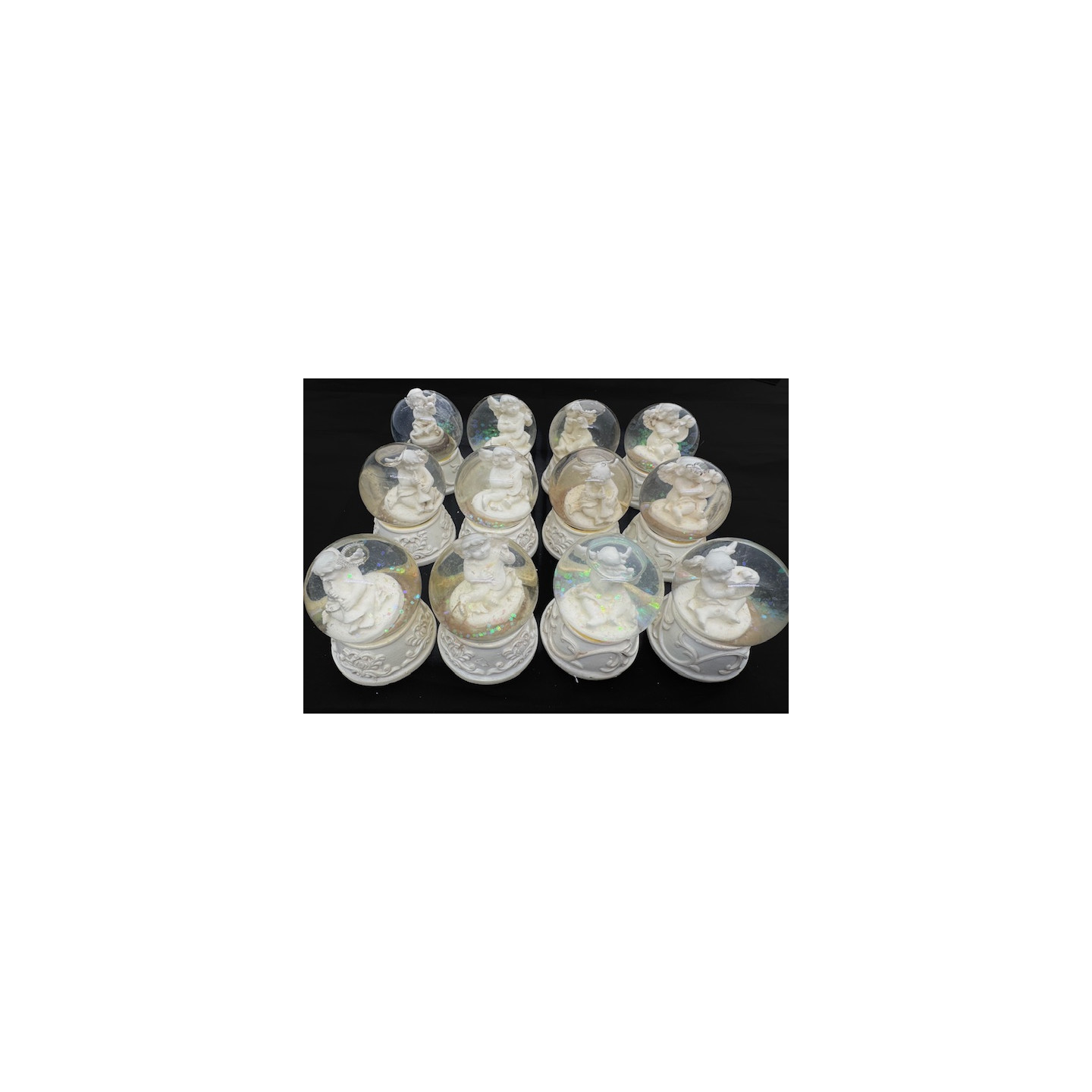 Mini Angel Snow Globes Display Set (12 pieces)