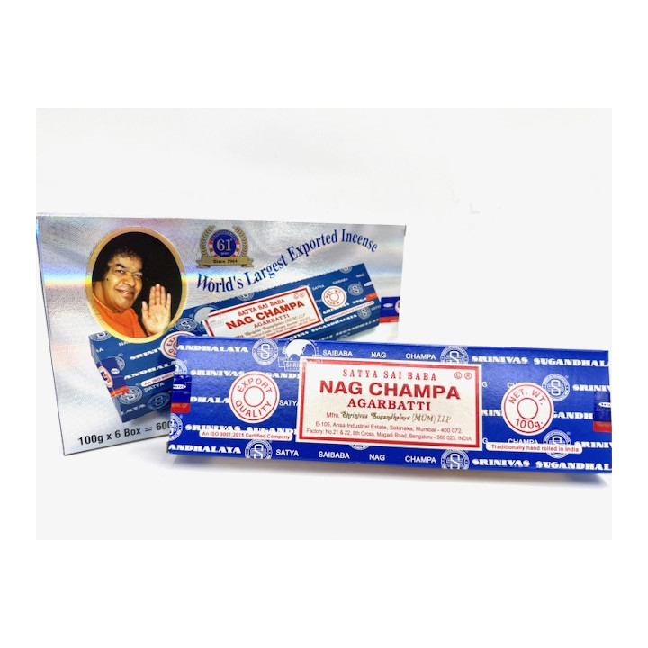 Satya Sai Baba Nag Champa – 100g (61st Anniversary, 2025)