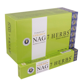 Golden Nag 7 Herbs Masala Incense Sticks 15 g