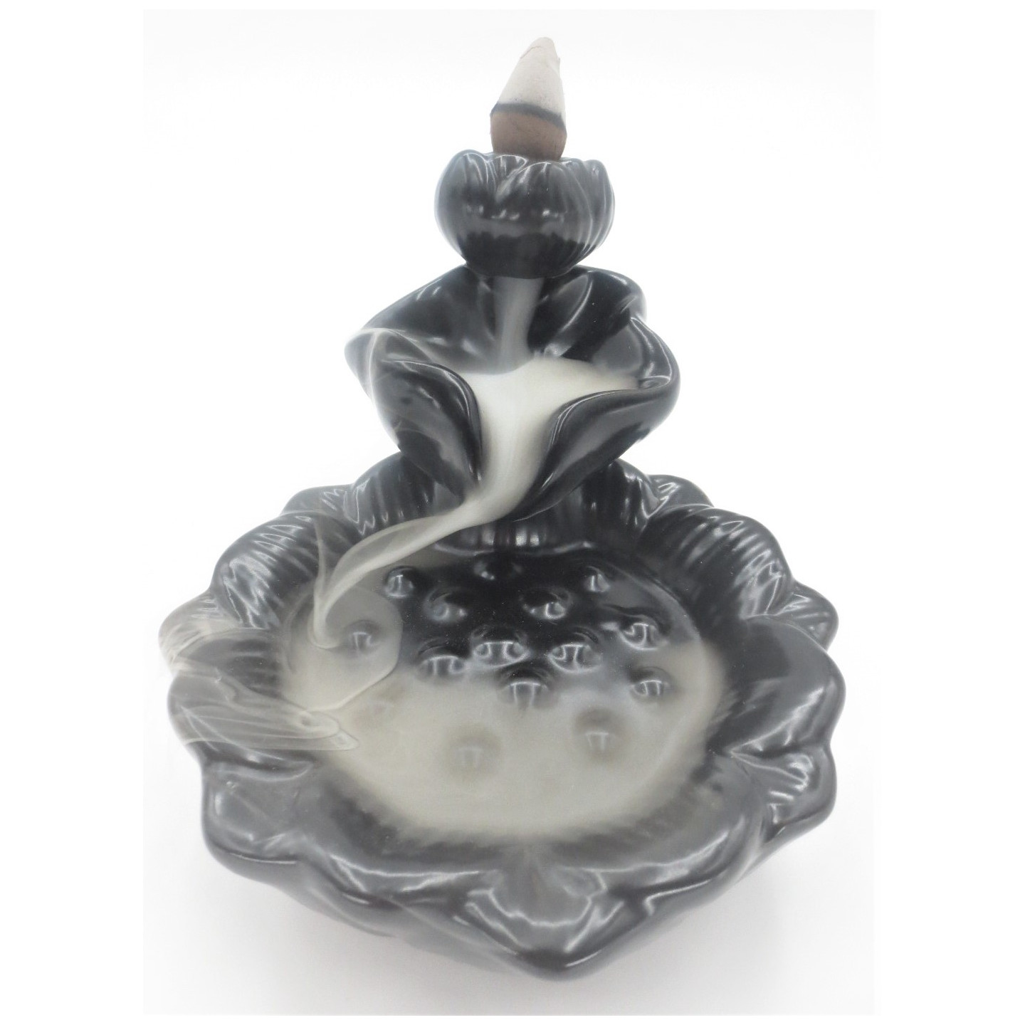 Backflow Incense Burner Lotus