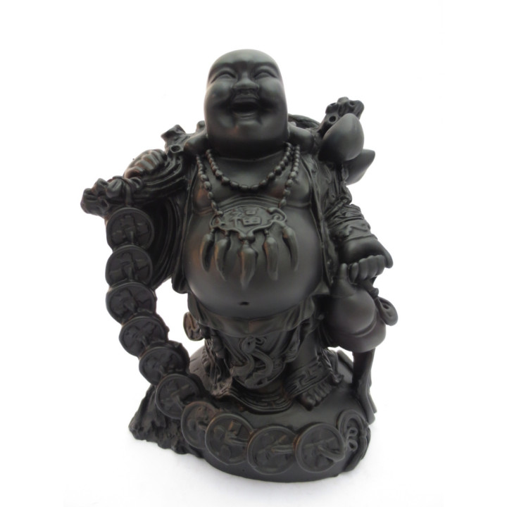 Stand Laughing Buddha Wealth Statue