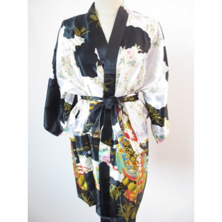 Japanese kimono short black