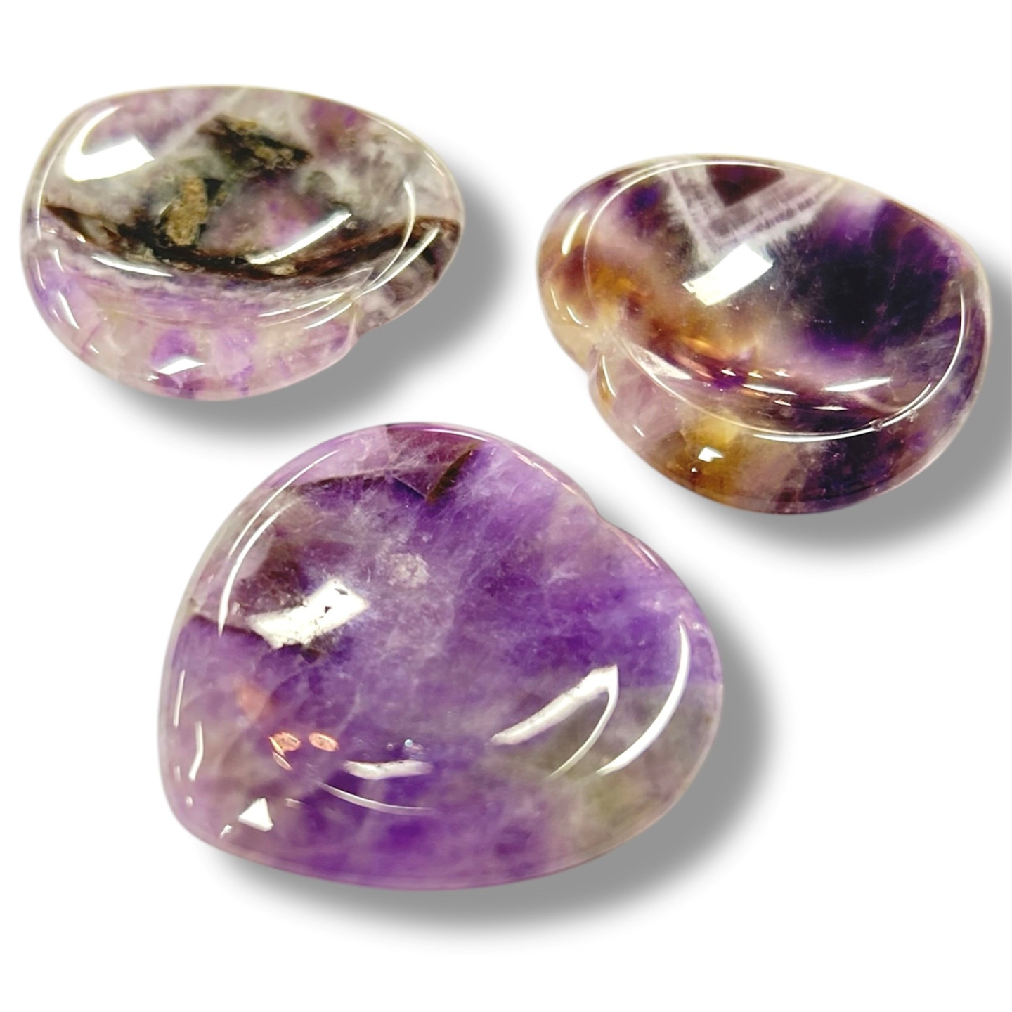Massage and Meditation Gemstone - Amethyst (3 pieces)