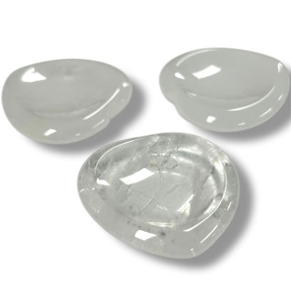 Massage and Meditation Gemstone - Rock Crystal (3 pieces)