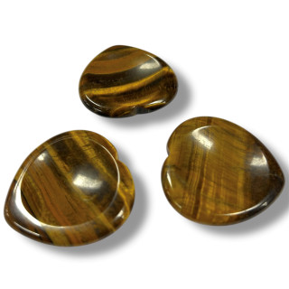 Massage and Meditation Gemstone - Tiger Eye (3 pieces)