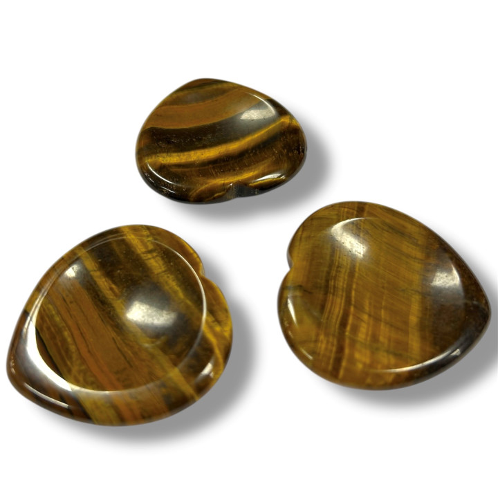 Massage and Meditation Gemstone - Tiger Eye (3 pieces)