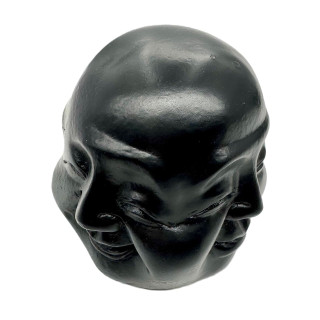 Large Four-Faced Buddha Head Statue