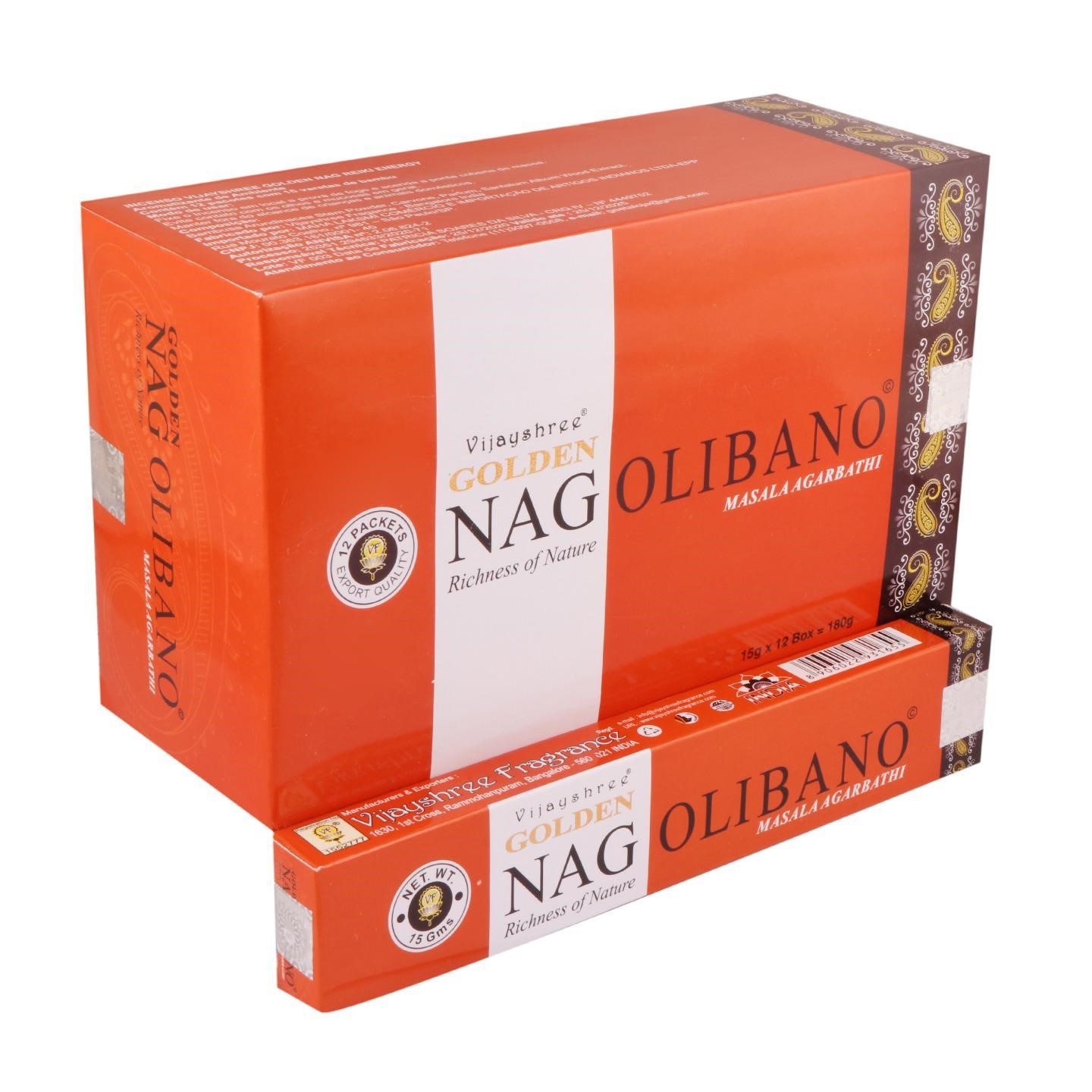 Golden Nag Olibanum Masala Incense Sticks 15 g