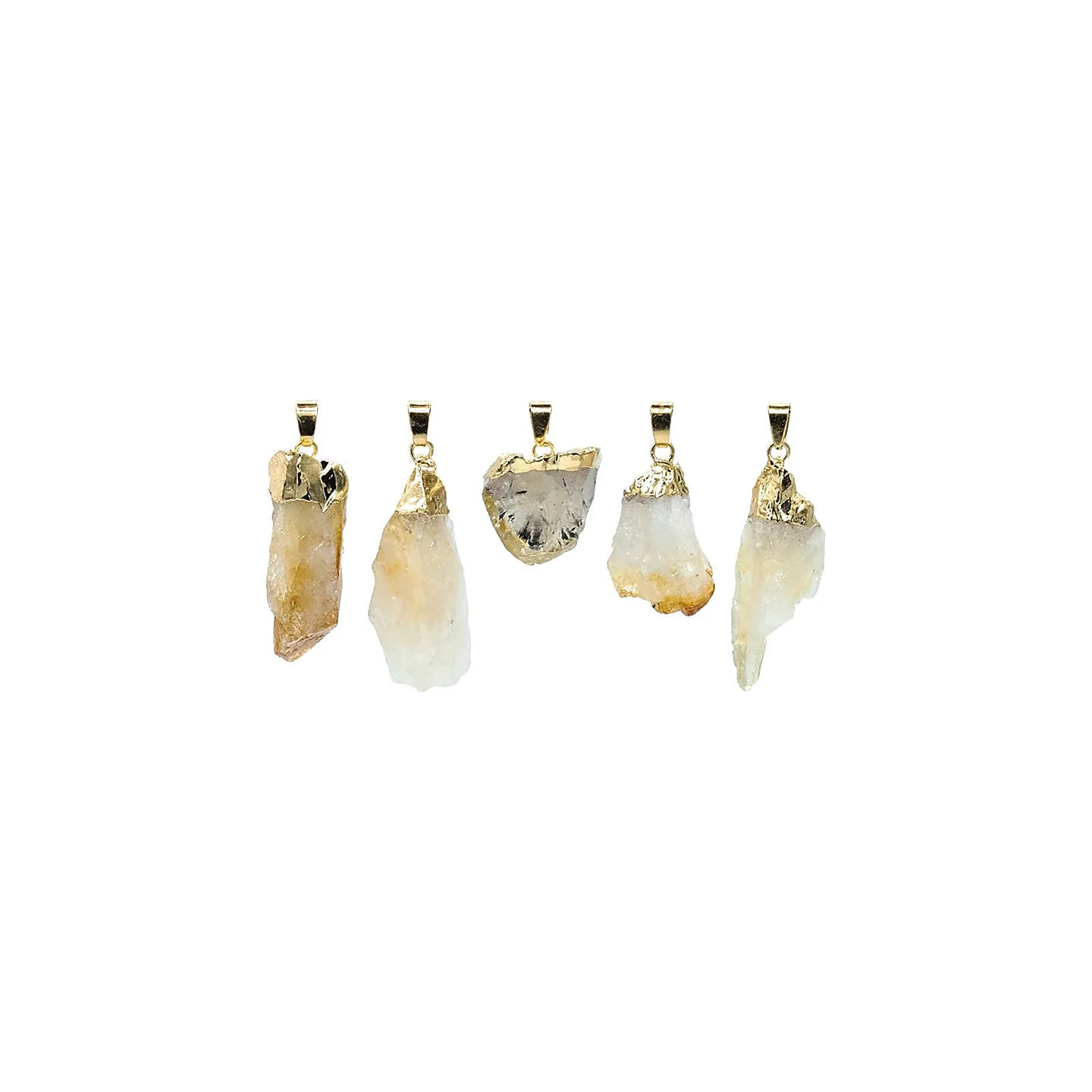 Pendentif citrine brute (quartz fumé) | Pieralune