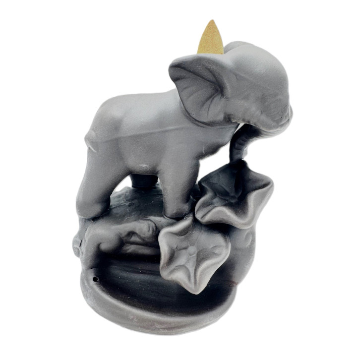 Elephant Backflow Incense Burner