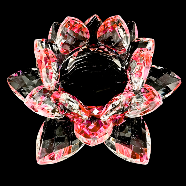 Crystal Lotus Pink 10 cm (small)