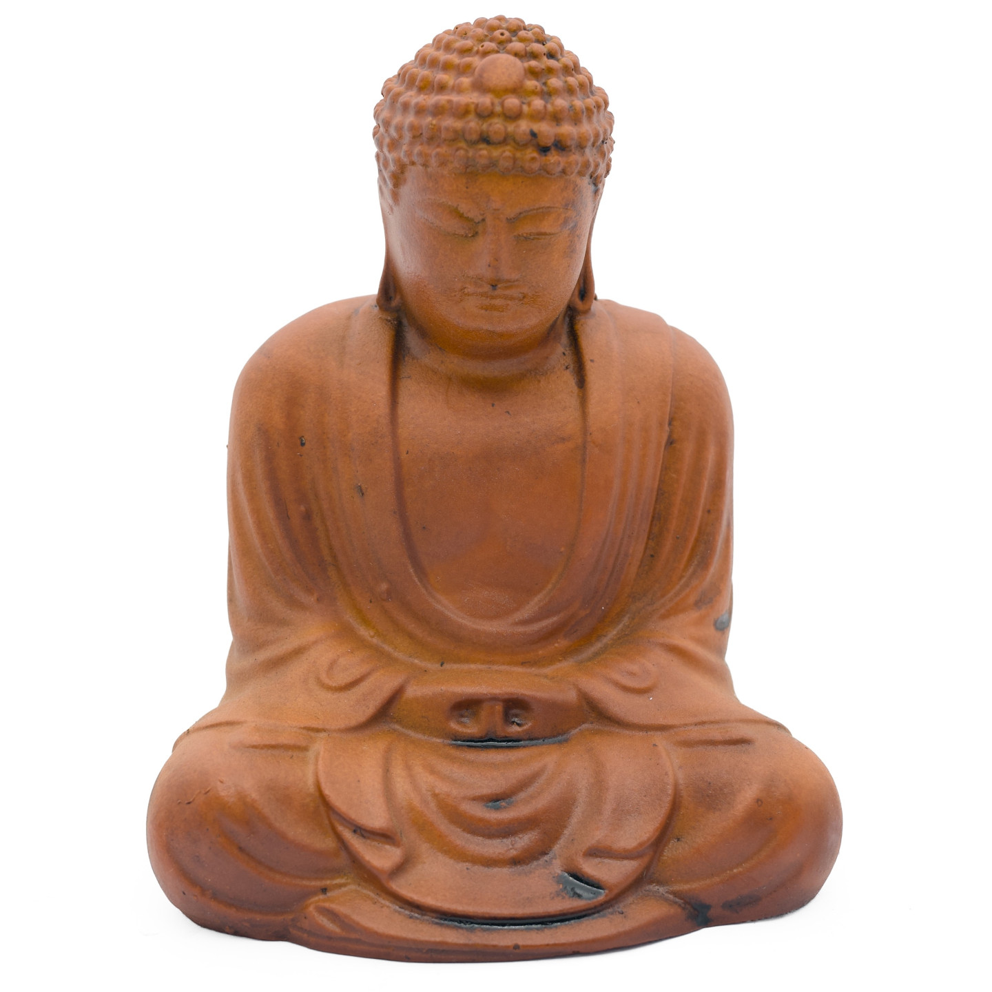 Brown Meditating Buddha Statue