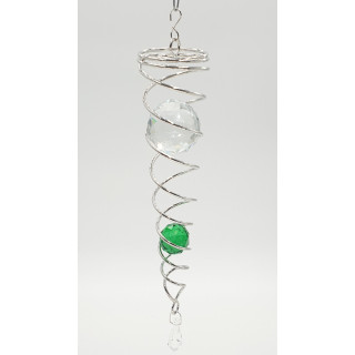 Wholesale - mini Vortex Wind Spinner with 2 spheres green