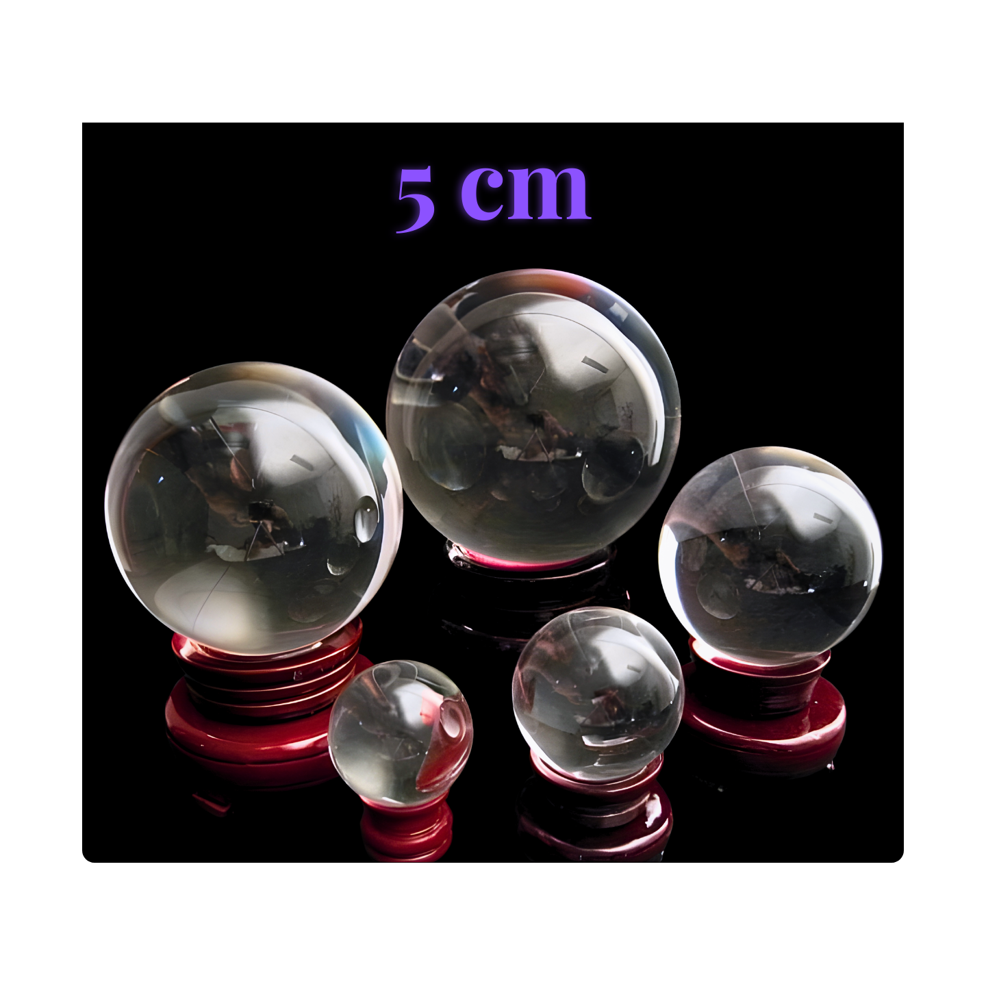 Glass Crystal Ball 5 cm