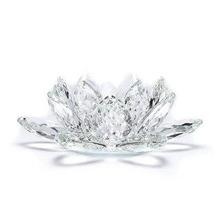 Bougeoir Lotus cristal L | Pieralune