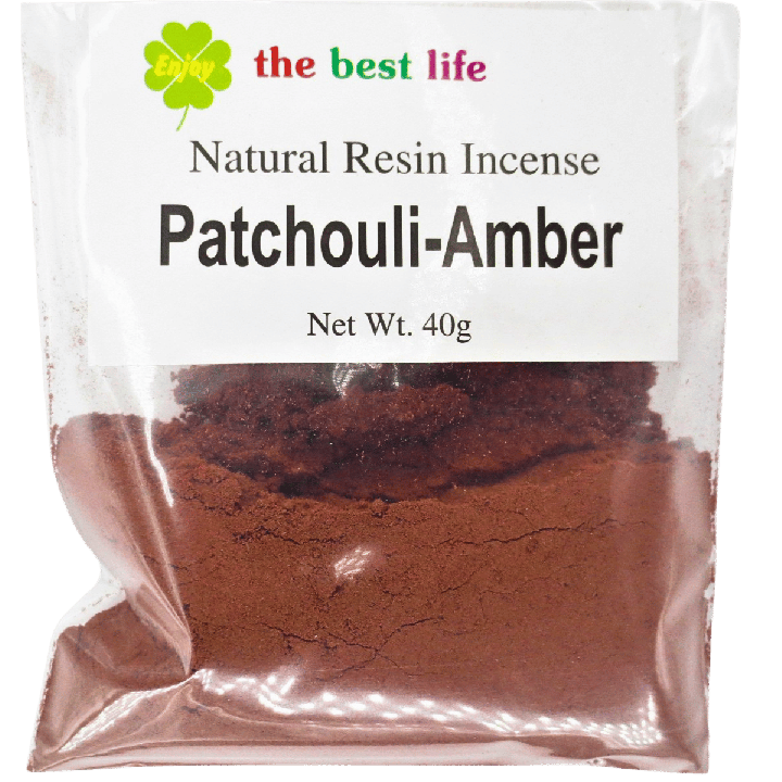 Patchouli Amber – Natural Resin Incense (40 g)
