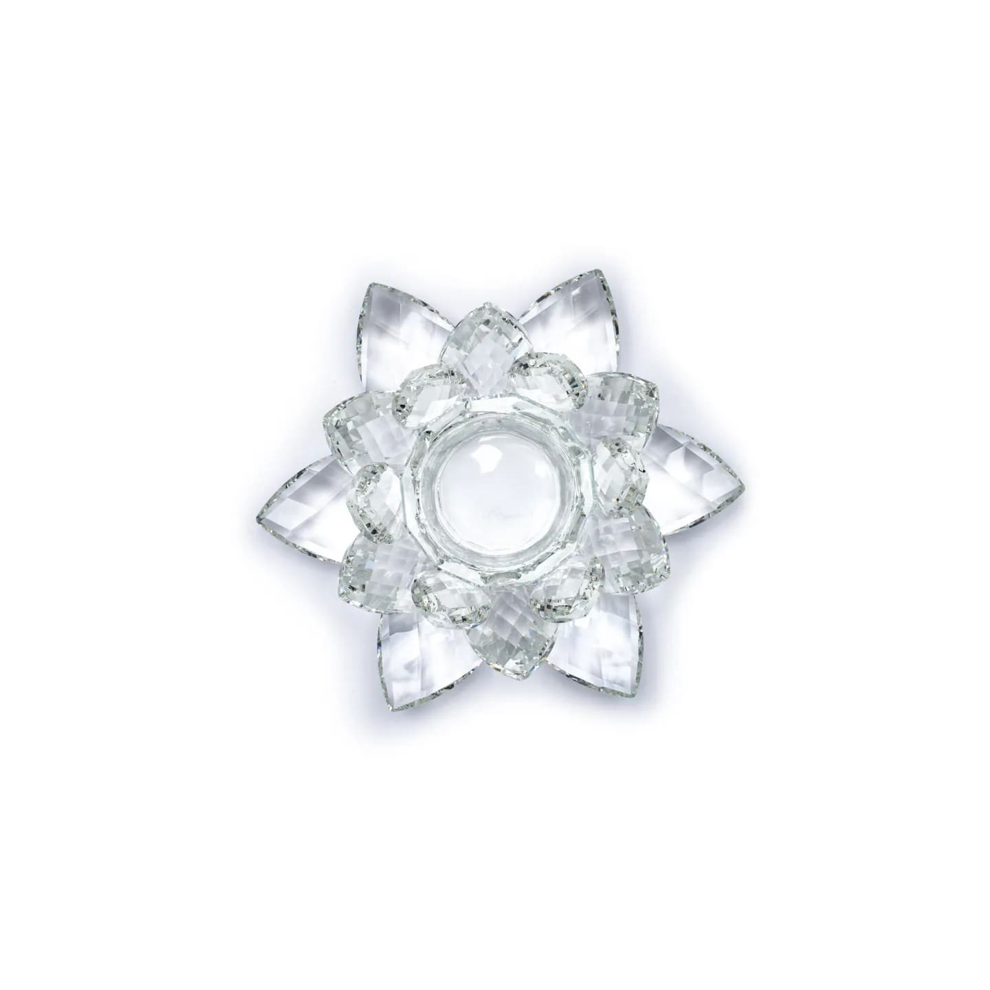 Bougeoir Lotus cristal L | Pieralune