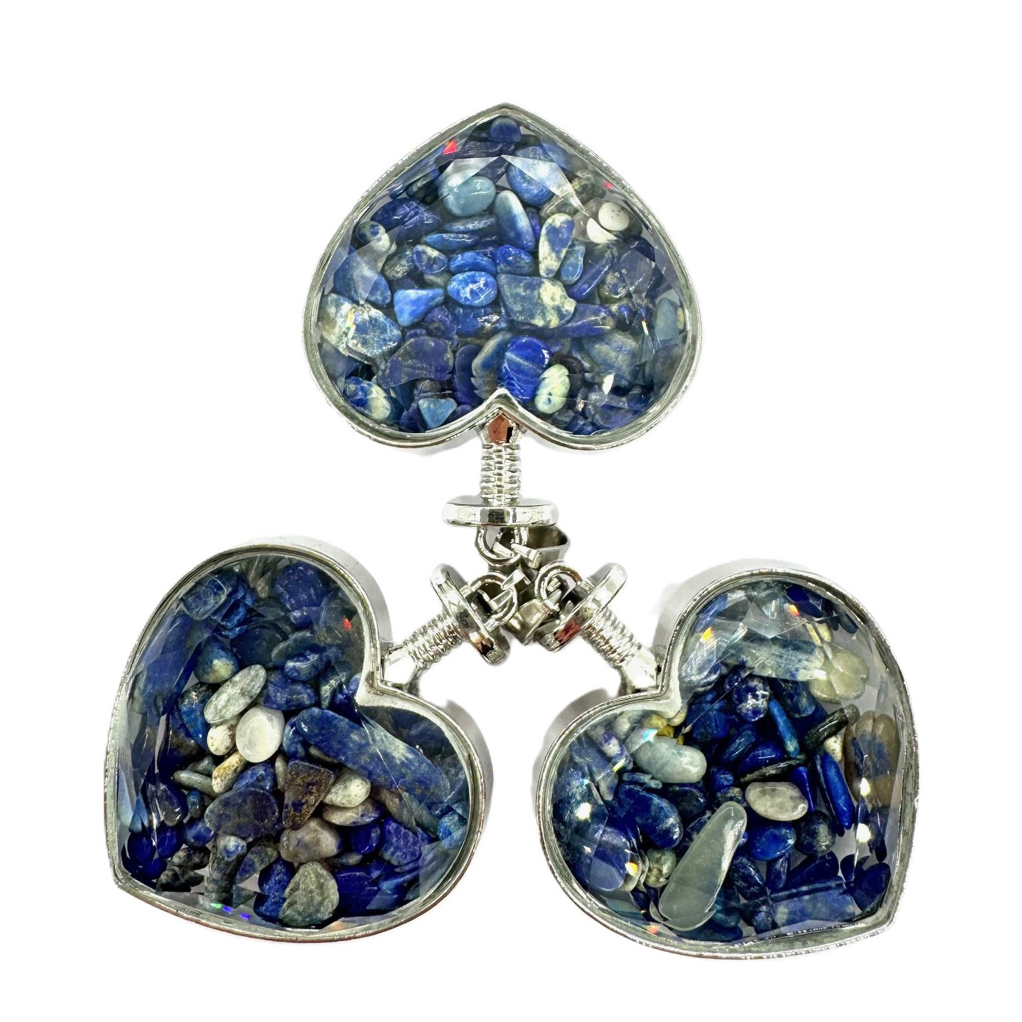 Gemstone Heart Pendant - Lapis Lazuli ()