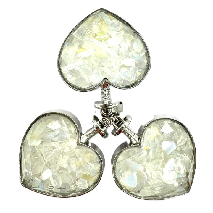 Gemstone Heart Pendant - Opal ()
