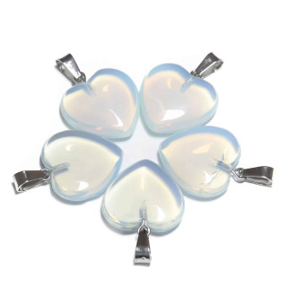 Heart Pendant Wholesale - Opal ()